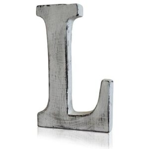 Shabby Chic Letters – L | www.artisan-gifts.co.uk