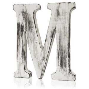 Shabby Chic Letters – M | www.artisan-gifts.co.uk