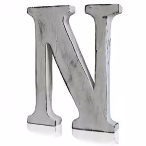 Shabby Chic Letters – N | www.artisan-gifts.co.uk