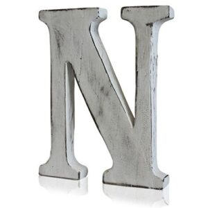 Shabby Chic Letters – N | www.artisan-gifts.co.uk