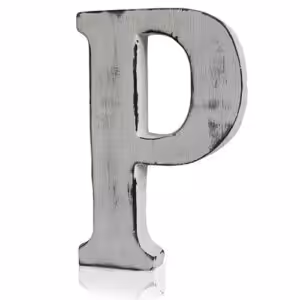 Shabby Chic Letters – P | www.artisan-gifts.co.uk