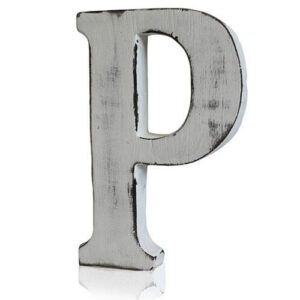 Shabby Chic Letters – P | www.artisan-gifts.co.uk