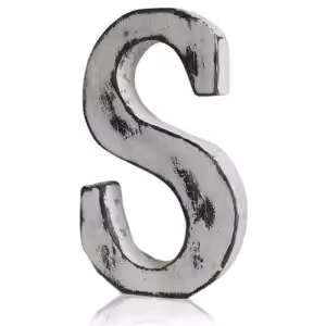 Shabby Chic Letters – S | www.artisan-gifts.co.uk