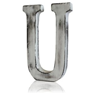 Shabby Chic Letters – U | www.artisan-gifts.co.uk