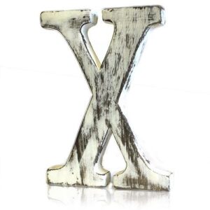 Shabby Chic Letters – X | www.artisan-gifts.co.uk