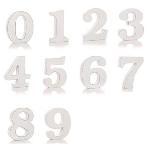 Shabby Chic Numbers – 1 Though 0 (10) | www.artisan-gifts.co.uk