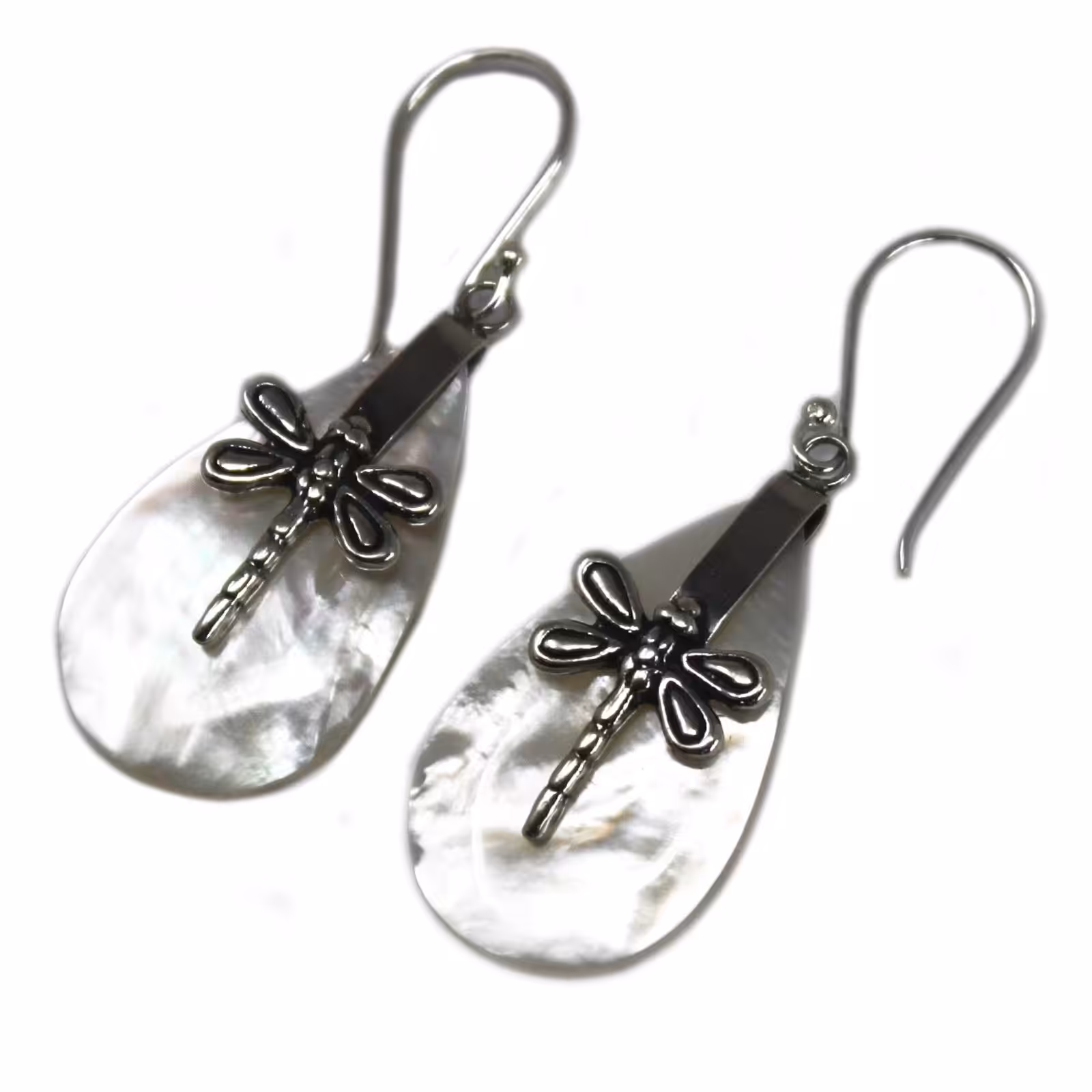 Shell & Silver Earrings – Dragonflies – MOP | www.artisan-gifts.co.uk 2 Shell & Silver Earrings – Dragonflies – MOP | www.artisan-gifts.co.uk 1