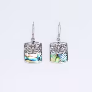 Shell & Silver Earrings – Dragonfly – Abalone | www.artisan-gifts.co.uk 1