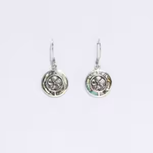 Shell & Silver Earrings – Frangipani – Abalone | www.artisan-gifts.co.uk 1