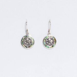 Shell & Silver Earrings – Frangipani – Abalone | www.artisan-gifts.co.uk 1