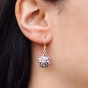 Silver & Gold Earring – Classic Round | www.artisan-gifts.co.uk 1