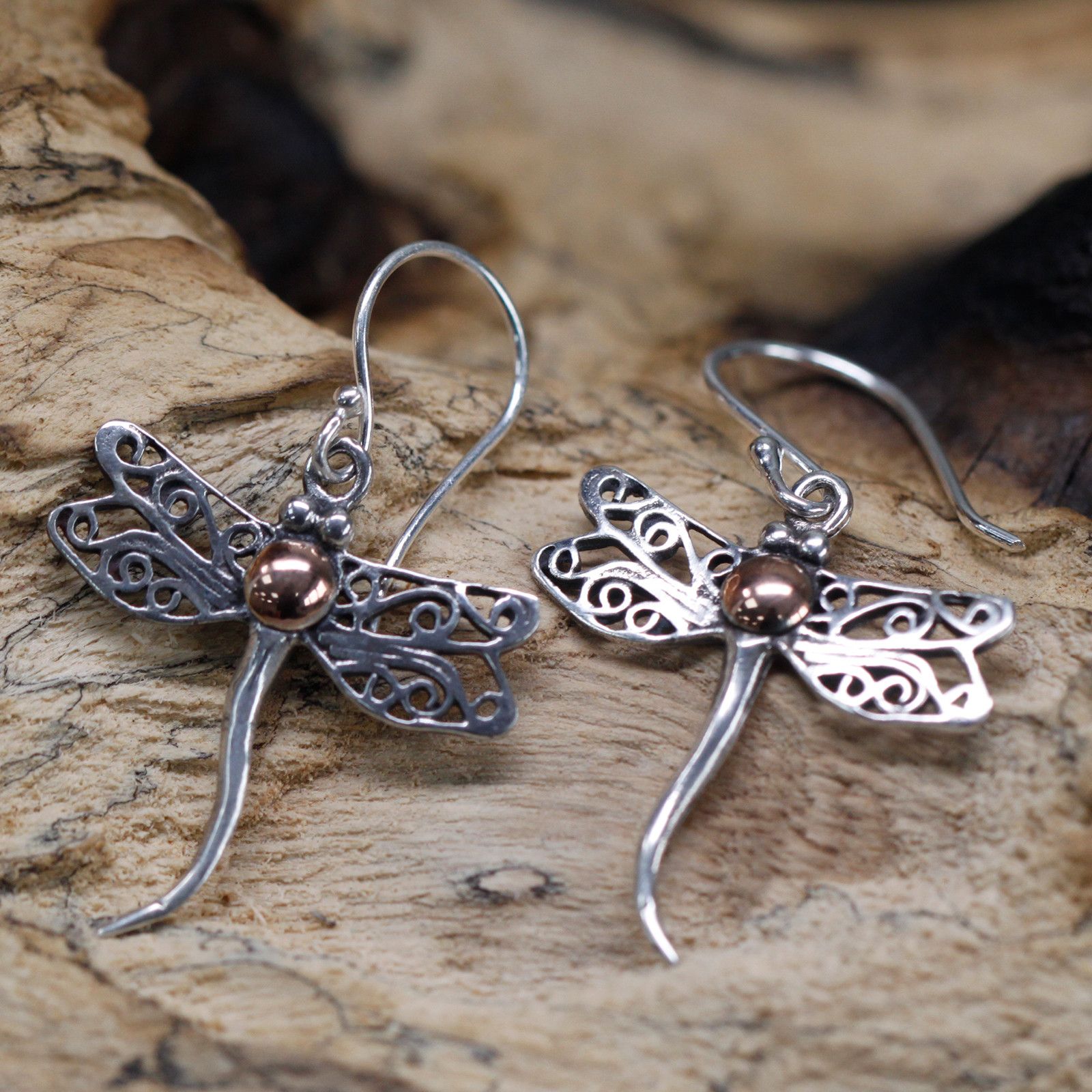 Silver & Gold Earring – Dragonflies | www.artisan-gifts.co.uk 3 Silver & Gold Earring – Dragonflies | www.artisan-gifts.co.uk 2