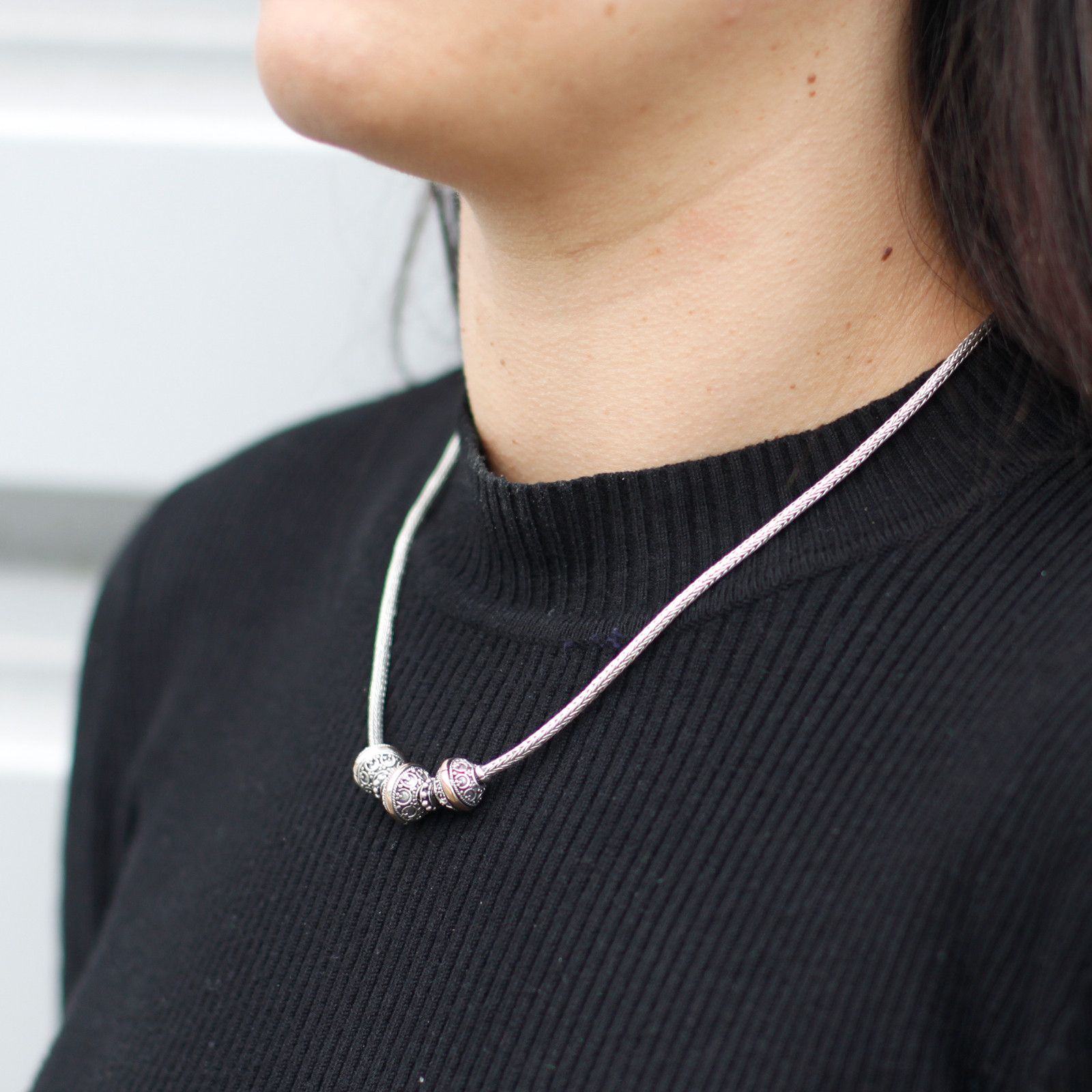 Silver & Gold Necklace -Tri | www.artisan-gifts.co.uk 3 Silver & Gold Necklace -Tri | www.artisan-gifts.co.uk 2