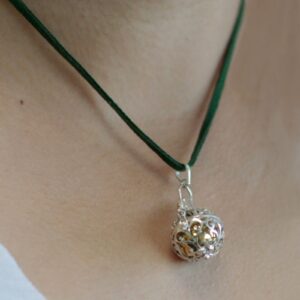 Silver Angel Bell – Romance – 18mm | www.artisan-gifts.co.uk 1