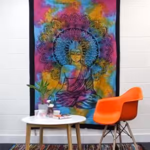 Single Cotton Bedspread + Wall Hanging – Classic Mandala | www.artisan-gifts.co.uk 1