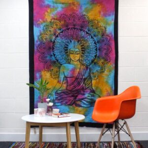Single Cotton Bedspread + Wall Hanging – Classic Mandala | www.artisan-gifts.co.uk 1