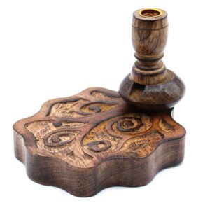 Sm Mango Wood Backflow Burner – Tree of Life | www.artisan-gifts.co.uk 1