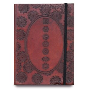 Small Notebook with strap – Chakra Mandala | www.artisan-gifts.co.uk 1