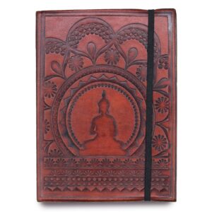 Small Notebook with strap – Tibetan Mandala | www.artisan-gifts.co.uk 1