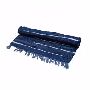 Small Rag Rug – 50x90cm – premium quality – Charcoal Greys | www.artisan-gifts.co.uk