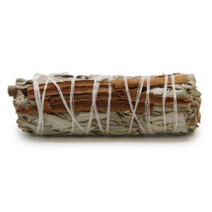 Smudge Stick – White Sage & Cinnamon 10cm | www.artisan-gifts.co.uk 1