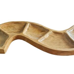 Snake Shaped Teak Bowl | www.artisan-gifts.co.uk