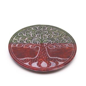 Soapstone Disc Incense Holder – Tree of Life | www.artisan-gifts.co.uk 1