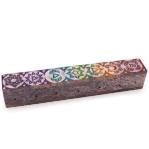 Soapstone Incense Box with Smoke Holes – Chakra | www.artisan-gifts.co.uk 1