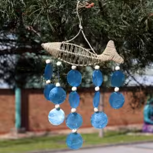 String Fish and Blue Copis Drop | www.artisan-gifts.co.uk 1