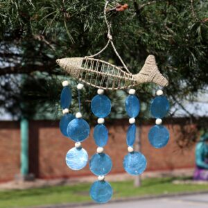 String Fish and Blue Copis Drop | www.artisan-gifts.co.uk 1