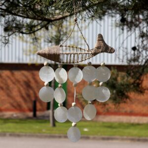 String Fish and Natural Copis Drop | www.artisan-gifts.co.uk 1