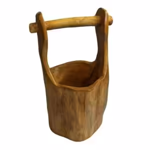 Teak Well Buckets aprox 28cm | www.artisan-gifts.co.uk