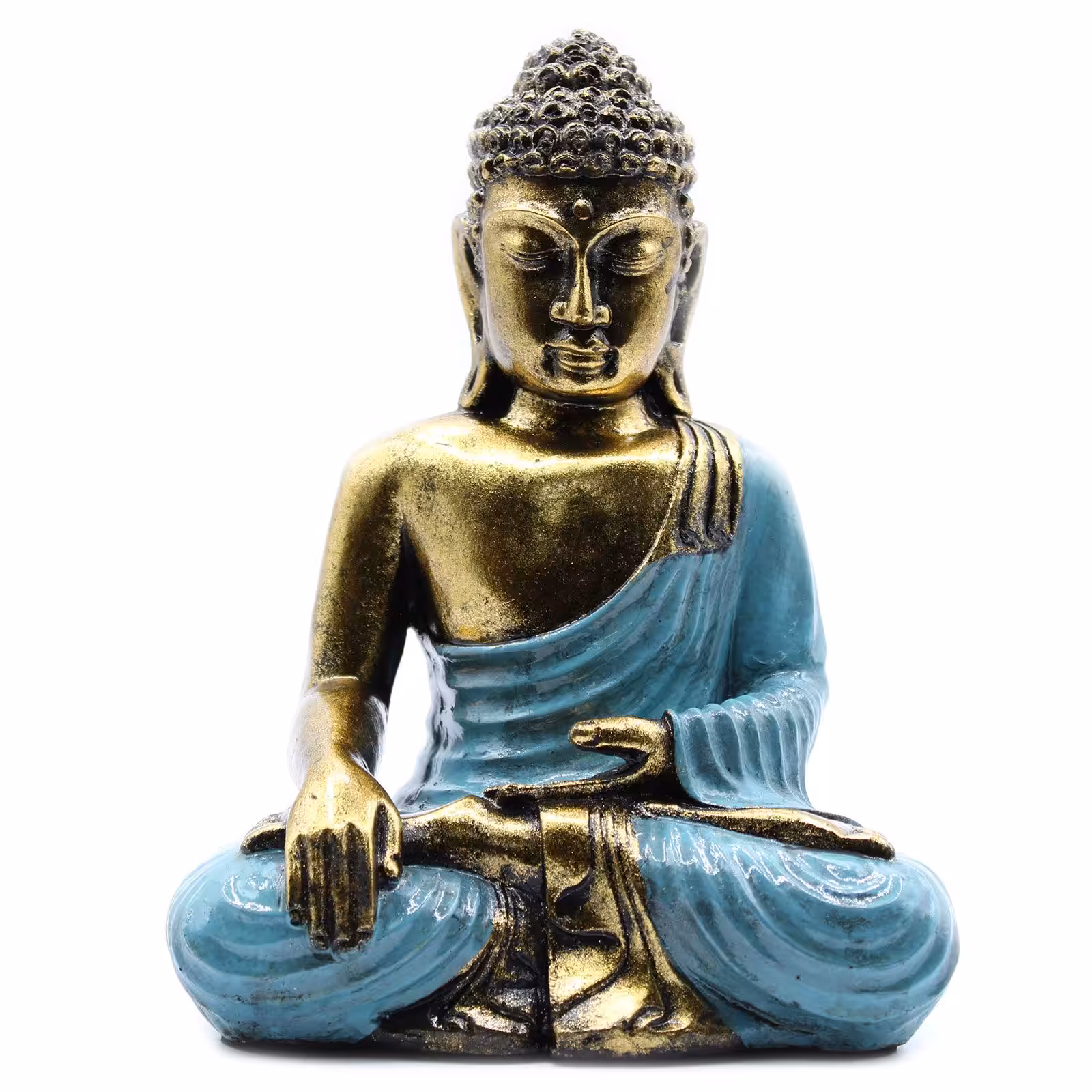 Teal & Gold Buddha – Large | www.artisan-gifts.co.uk 2 Teal & Gold Buddha – Large | www.artisan-gifts.co.uk 1