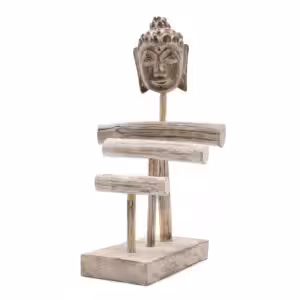 Three Branch & Buddha Stand – Whitewash | www.artisan-gifts.co.uk 1