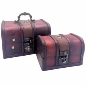 Treasure Chest – Set of 2 – Natural | www.artisan-gifts.co.uk 1