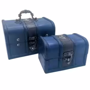 Treasure Chest – Set of 2 – Teal | www.artisan-gifts.co.uk 1