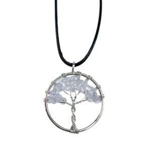 Tree of Life Pendant – Rock Crystal | www.artisan-gifts.co.uk 1