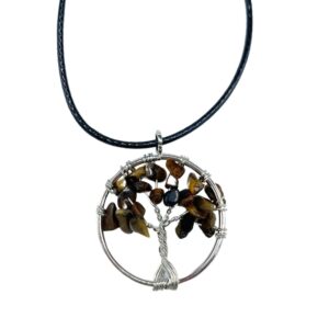 Tree of Life Pendant – Tiger Eye | www.artisan-gifts.co.uk 1