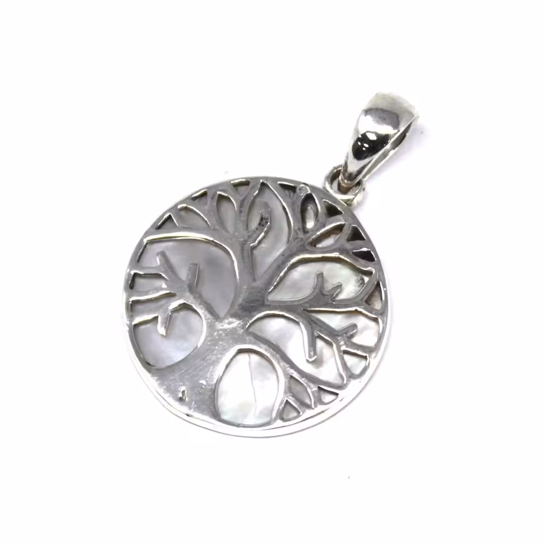 Tree of Life Silver Pendant 22mm – Mother of Pearl | www.artisan-gifts.co.uk 2 Tree of Life Silver Pendant 22mm – Mother of Pearl | www.artisan-gifts.co.uk 1