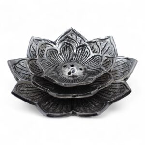 Tri-Flower Lotus Flower Incense Holder | www.artisan-gifts.co.uk 1
