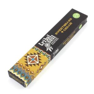 Tribal Soul Incense Sticks- Sweet Grass + Cedar | www.artisan-gifts.co.uk 1