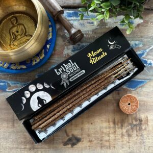 Tribal Soul Spiritual Incense Sticks and Ceramic Holder – Moon Ritual | www.artisan-gifts.co.uk 1