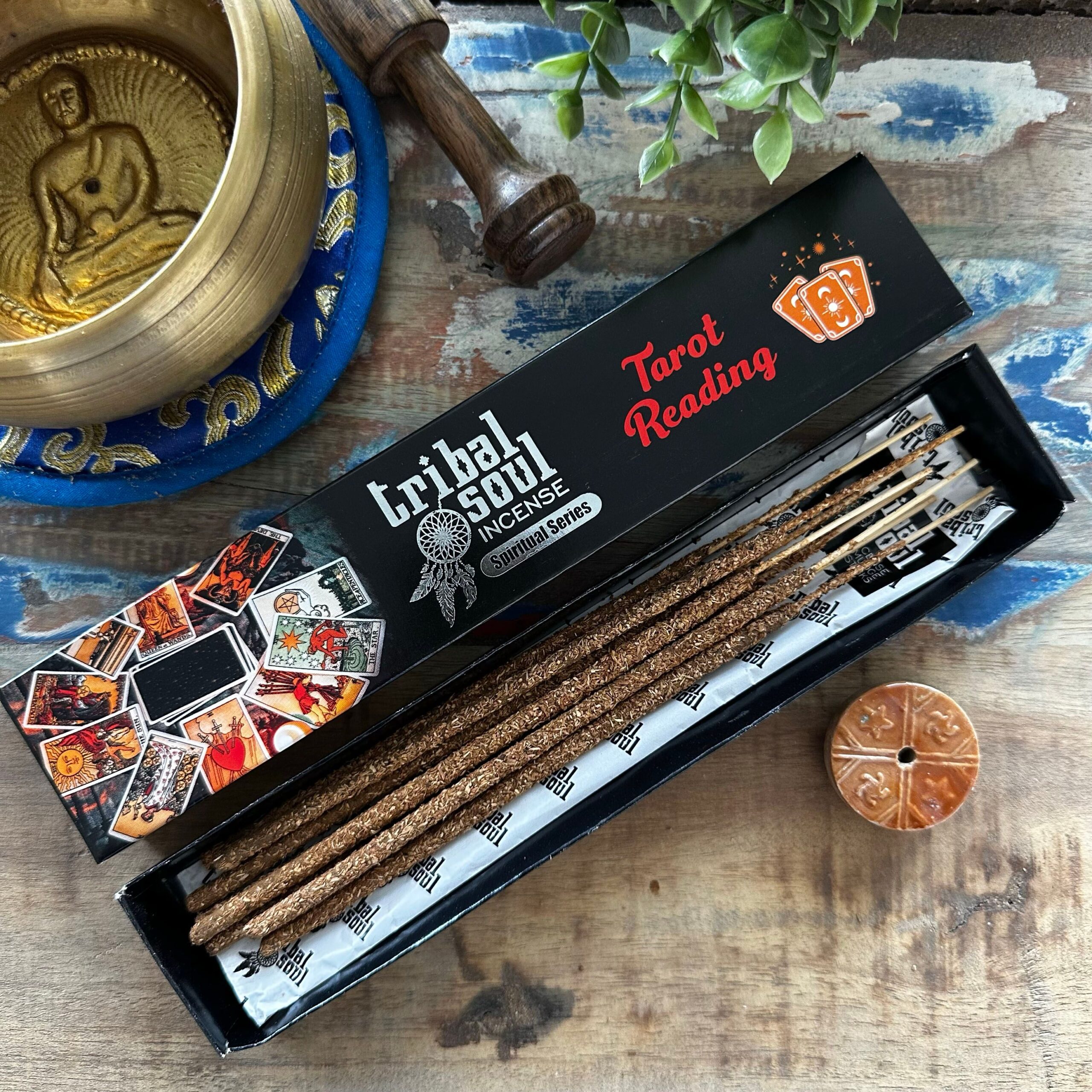 Tribal Soul Spiritual Incense Sticks and Ceramic Holder – Tarot reading | www.artisan-gifts.co.uk 2 Tribal Soul Spiritual Incense Sticks and Ceramic Holder – Tarot reading | www.artisan-gifts.co.uk 1