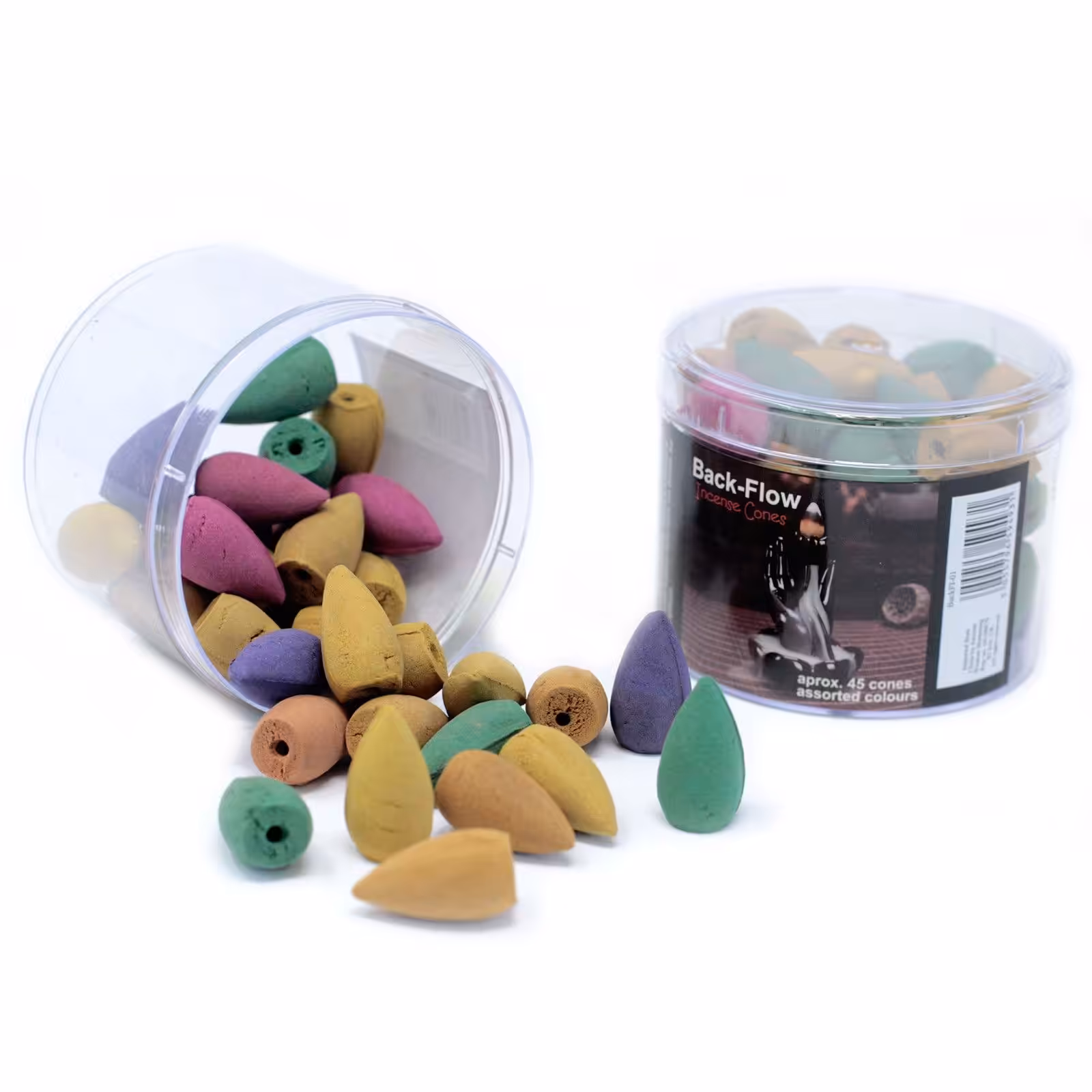 Tub of Assorted Back Flow Incense Cones (aprox 45) | www.artisan-gifts.co.uk 3 Tub of Assorted Back Flow Incense Cones (aprox 45) | www.artisan-gifts.co.uk 2