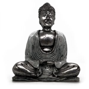 White & Grey Buddha – Medium | www.artisan-gifts.co.uk