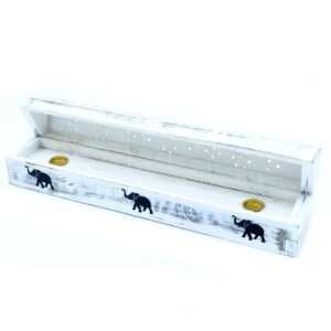 White Washed Incense Holder – Smoke Box | www.artisan-gifts.co.uk