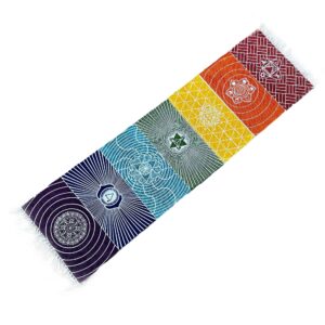 Yoga Rug – 60x200cm – 7 Chakras | www.artisan-gifts.co.uk 1