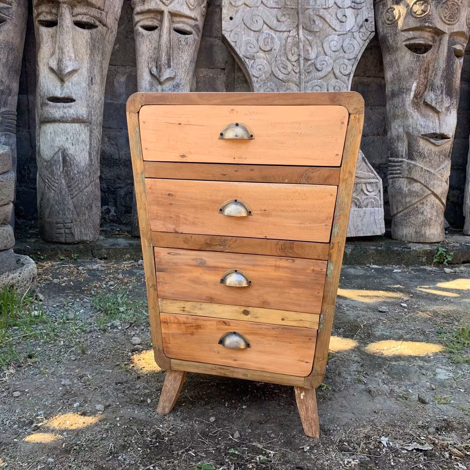 4 Draws Storage – Recycled Wood | www.artisan-gifts.co.uk 2 4 Draws Storage - Recycled Wood