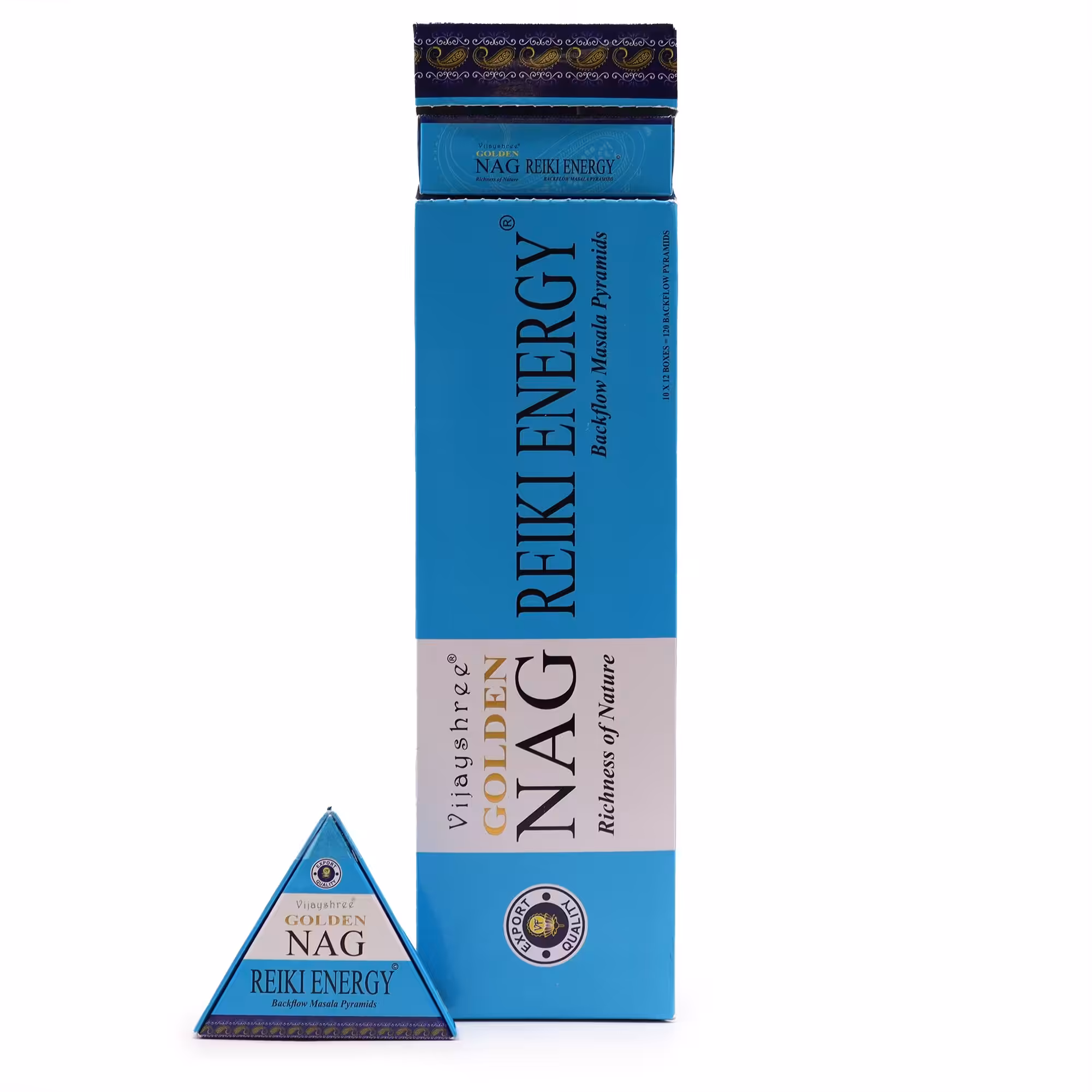 42g Jumbo Golden Nag – Reiki Energy Backflow Incense Cones | www.artisan-gifts.co.uk 2 42g Jumbo Golden Nag - Reiki Energy Backflow Incense Cones