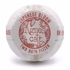 Agnes + Cat Bath Fizzer – Japanese Bloom | www.artisan-gifts.co.uk 1